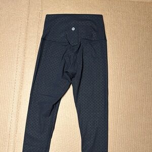 lululemon athletica Black Patterned Leggings